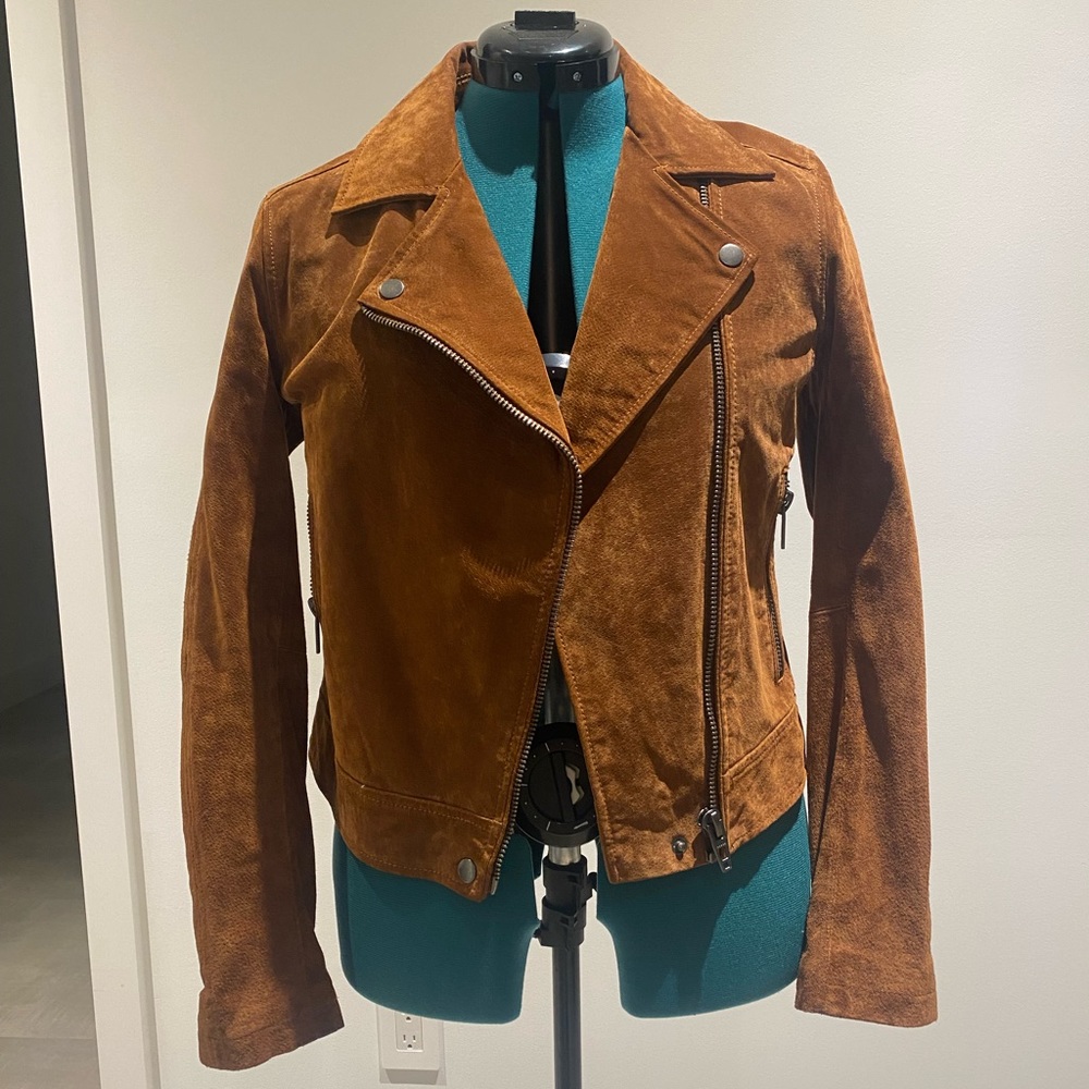 Suede Moto Jacket by Blank NYC